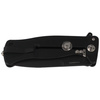 LionSteel - SR Flipper Aluminum Black / Black Blade Folding Knife - SR11A BB
