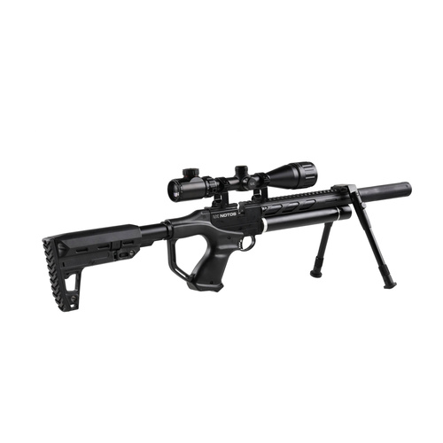 Umarex - UX Notos Carbine Set PCP Airgun - 4.5 mm - Black - 2.4328.