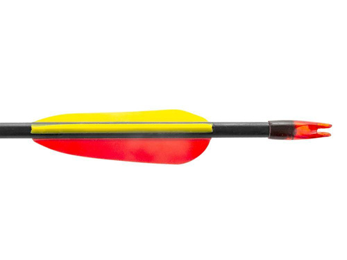 Poe Lang - Fiberglass Arrow - 28" - Smooth Target Point - 5 pcs. - D-055-B3