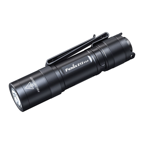 Fenix - LED Flashlight E12 - 200 lm - Black - E12 V3.0