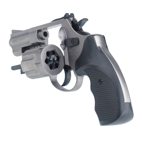 Ekol - BAS Voltran EKOL Viper 2.5'' Blank Revolver - 6 mm long / .22 Long Blanc - Fume