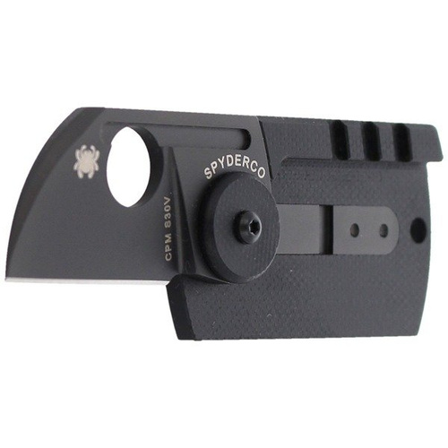 Spyderco - Dog Tag Folder CF/G-10 Laminate Black Knife - C188CFBBKP