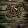 M-Tac - Kitty Contour Patch - Embroidery - Yellow and Blue Bow - Coyote - 51386205