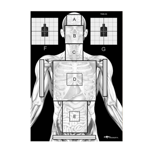 Tactical Weapon System - Sillouette shooting target TWS 1C