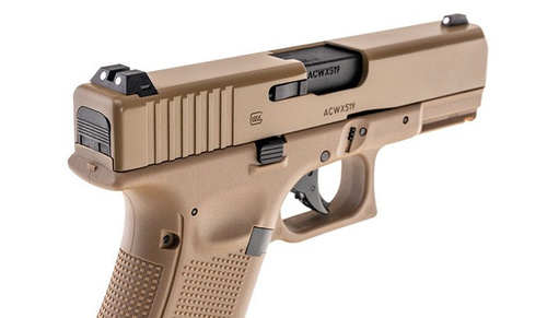 Umarex - Glock 19X Airgun - Blow Back - 4,5 mm - Coyote - 5.8367