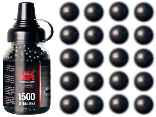 Umarex - Heckler&Koch Premium BBs pellets for airguns - 4,5 mm - 1500 pcs. - 4.1700
