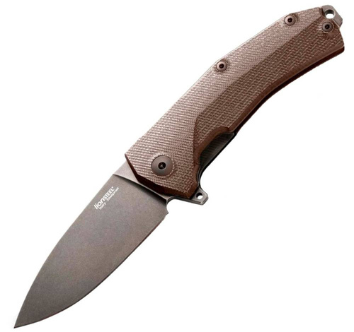 LionSteel - Folding Knife KUR G10 - Sleipner - Brown - KUR BBR