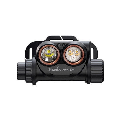 Fenix - LED Flashlight / Headlamp HM75R - 1600 lumens - 5000 mAh - USB-C - Black / Yellow - 039-600