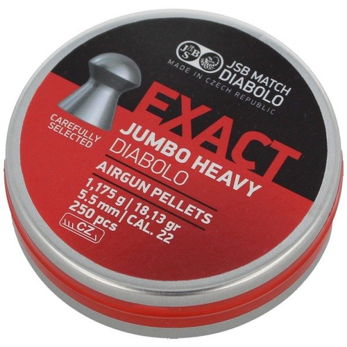 JSB - Exact Jumbo Heavy Pellets - 5.52mm - 250 pcs - 546287-250