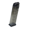 ETS - Polymer Magazine for Glock 17 / 19 / 26 / 34 - 9x19mm Para - 22 rounds - Carbon Smoke Series - SMK-GLK-9-22