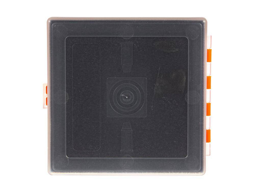 Megaline - Transport Box - 11x11x3.5 cm - Orange-transparent - 607/0002OT