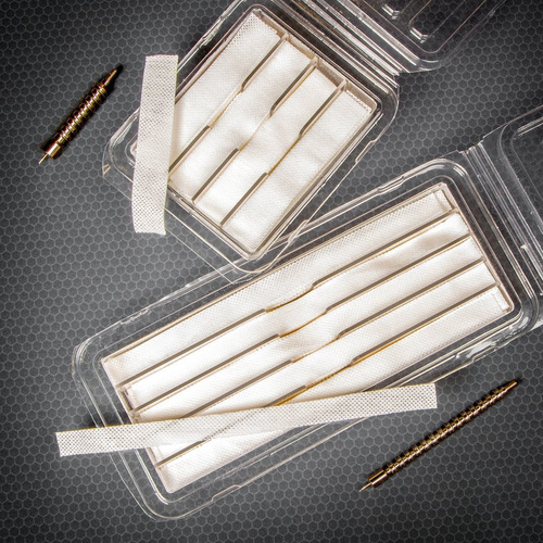 Real Avid - Bore-Max Speed Jag Patches Refill Pack - 4'' S - .22 - 250 pcs. - AVBMPATCH4S