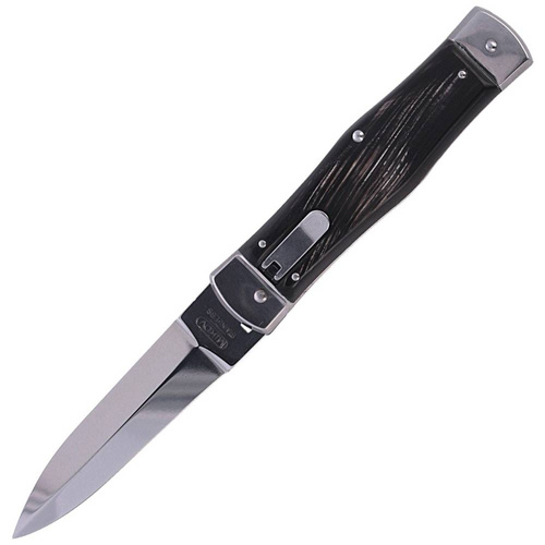 Mikov - Predator Buffalo Horn Spring Knife - Lever Lock - 241-NR-1/HAMMER.
