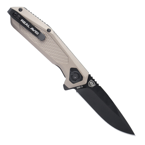 Real Avid - Folding Knife EDC RAV-3 - Aluminum - Stainless Steel - Bronze - AVRAV3