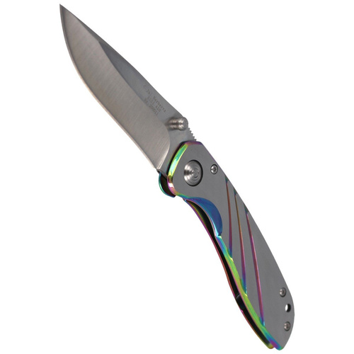 Herbertz Solingen - Rainbow Recurve Folder Knife - 200011