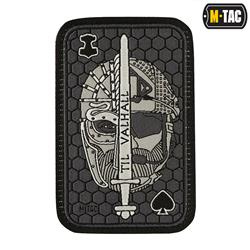M-Tac - Morale Patch - Til Valhall Ace - Żakard - Szary - 51141011