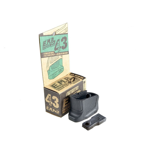 Strike Industries - Enhanced Magazine Plate for Glock 43 - SI-EMP-G43-BK