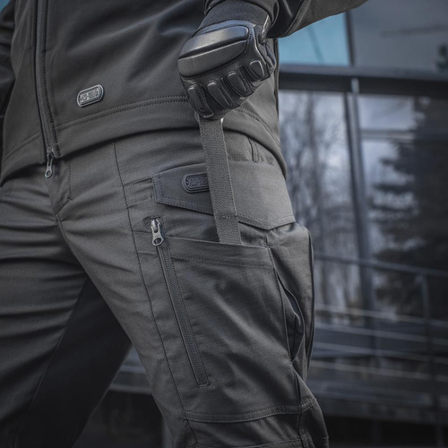 M-Tac - Tactical Pants Conquistador Gen. I Flex - Ripstop - Black - 20059002