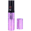 Paralyseur - Lipstick Stun Gun with Flashlight - 2 Million Volts - 120 lm - Violet - 1202-PI