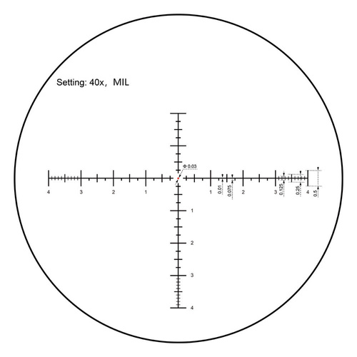 Vector Optics - Riflescope Continental x8 6-48 SFP ED MIL - 56 mm - Black - SCOL-TM52