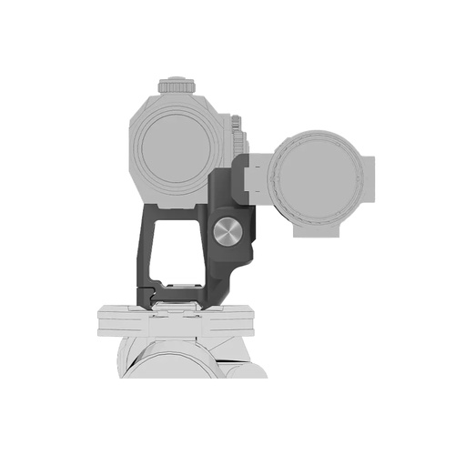 Vector Optics - Elevated Mount for Scrapper and Paragon Sights and Magnifiers - Black - XASR-RM02
