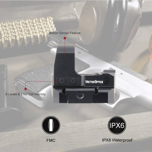 Vector Optics - Open Collimator Frenzy-S 1x17x24 SAS - MAG/RMS - Picatinny - SCRD-62