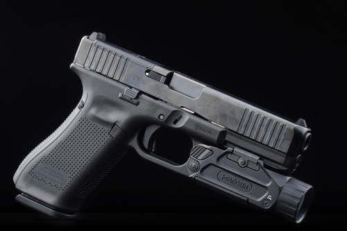 Holosun - Tactical Weapon Flashlight Plus - 20,000 cd - Green Laser - Black - P.ID Plus