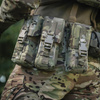 M-Tac - Carrier Pouch for Two AR/AK Magazines - Fastex - Cordura 500D - MultiCam - 10013108