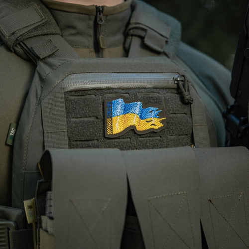 M-Tac - Ukraine Flag Patch - Embroidery - Cordura 500D - Right - Ranger Green - 51298123