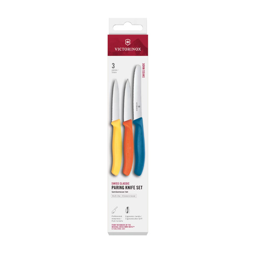 Victorinox - Knife Set Swiss Classic - 2 Serrated 1 Smooth - Multicolor - 6.7116.32