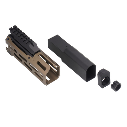 Strike Industries - Handguard M-LOK for CZ Scorpion EVO Strike 6" Handguard - Black - SI-CEVO-HG-6-BK