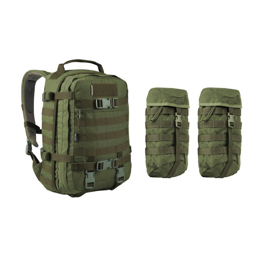 WISPORT - Sparrow 30 II backpack with two side pockets - 30 + 10 l - Olive Green