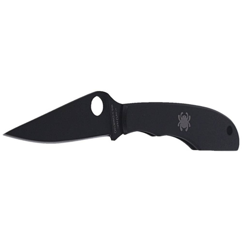 Spyderco - Knife Grasshopper - Black Blade Plain - Black - C138BKP