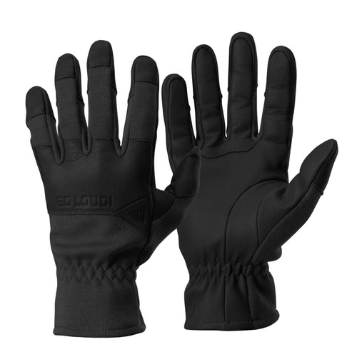 Direct Action - Crocodile FR Gloves Long® - Goatskin - Black - GL-CRFL-NMX-BLK
