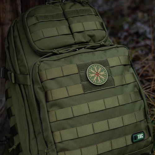 M-Tac - Egeshelm 3D PVC Patch - Olive - 51221001