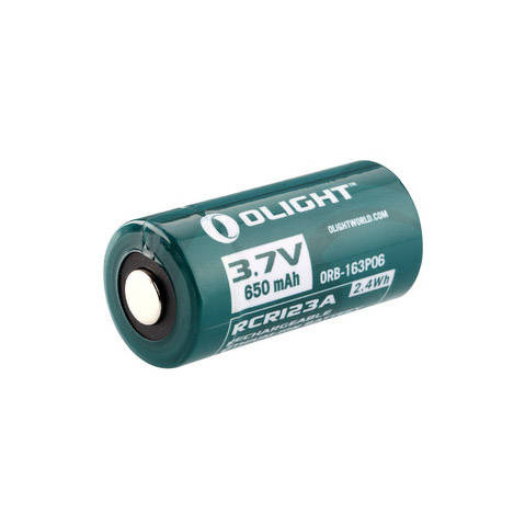 Olight - Rechargeable Li-ion Battery - RCR123A 3,7V 650 mAh