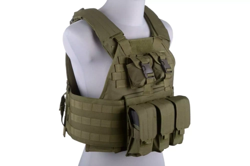 GFC Tactical - Tactical Vest Plate Carrier - Olive - GFT-18-018404