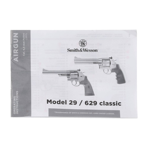 Umarex - Airgun Smith&Wesson 629 Competitor 6" CO2 - 4.5 mm - Diabolo - Silver/Black - 5.8150