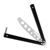 Joker - Butterfly Training Knife - 3Cr13MoV - Black / Silver - JKR829