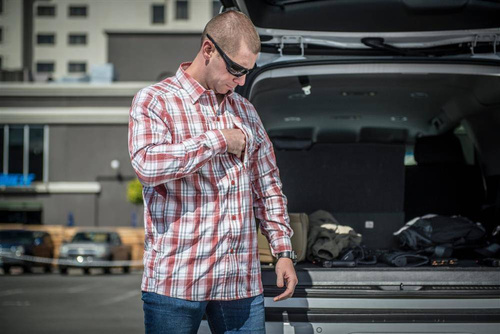 Helikon - Shirt TRIP Nylon Blend - Red Plaid - KO-TRI-NB-P7