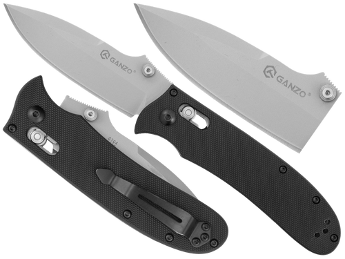 Ganzo - Firebird Folding Knife - Black - F704-BK