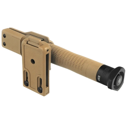 ESP - Hardened Ergonomic Easy Lock Telescopic Baton - 18" - Black/Khaki - ExBTT-18HE-KH BHT-54