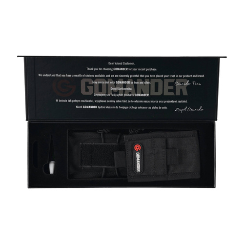 Gomander - Hunter 8.0 OB gen2 Hunting Rifle Silencer - Slide On - M15x1 - Sand - TB0.9670_2-M15