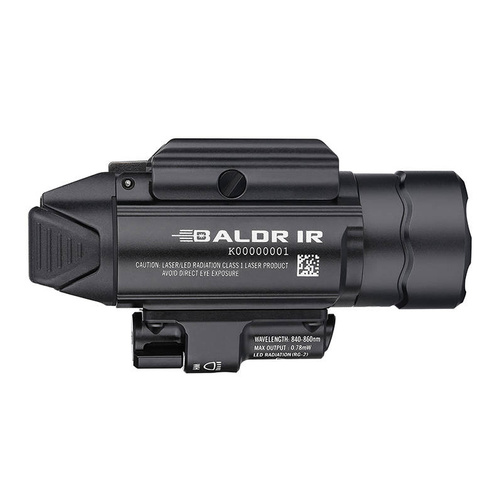 Olight - Weapon LED Light with Laser Sight BALDR IR - 1350 lumens - Black