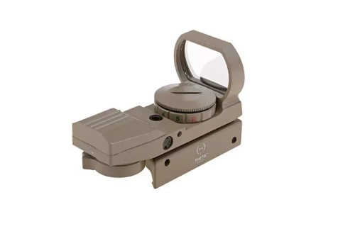 Theta Optics - Replica Collimator Sight Open - Aluminum - Tan - THO-10-007850