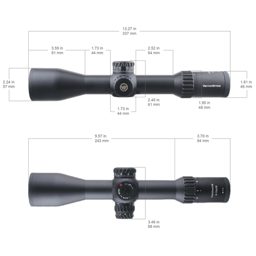 Vector Optics - Riflescope Continental x6 3-18 FFP - 50 mm - Black - SCFF-43