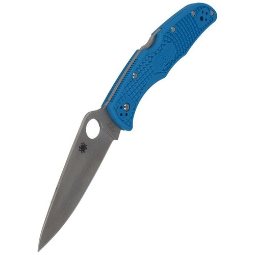 Spyderco - Endura® 4 FRN Flat Ground Blue Knife - C10FPBL