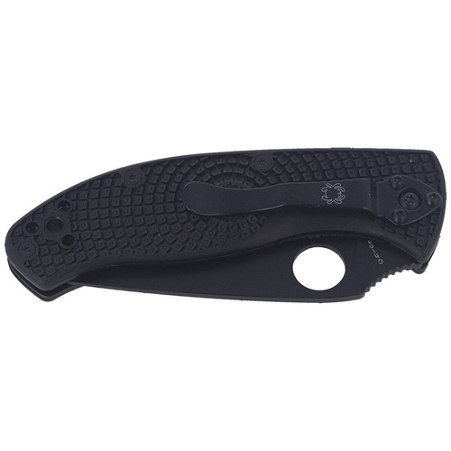 Spyderco - Tenacious FRN Tactical Folding Knife - Black - C122PBBK