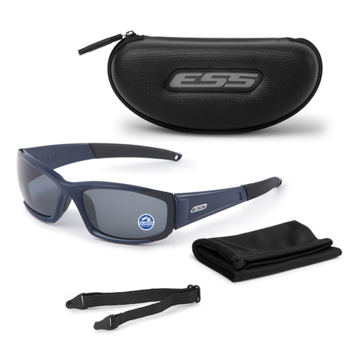 ESS - CDI™ Ballistic Glasses - Matte Navy - Polarized Mirrored Gray - EE9002-03