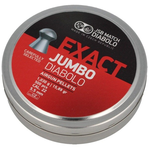 JSB - Exact Jumbo Pellets - 5.52 mm - 500 pcs - 546247-500